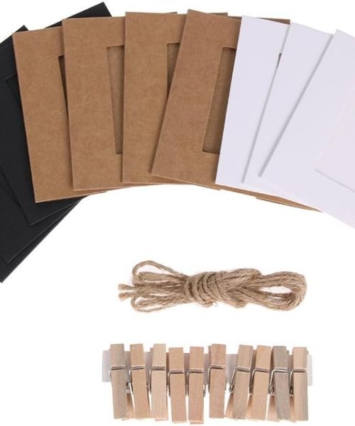 DIY Kraft Photo Frame Display Kit