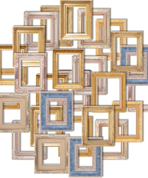 Vintage Scrapbook Photo Frame Pack