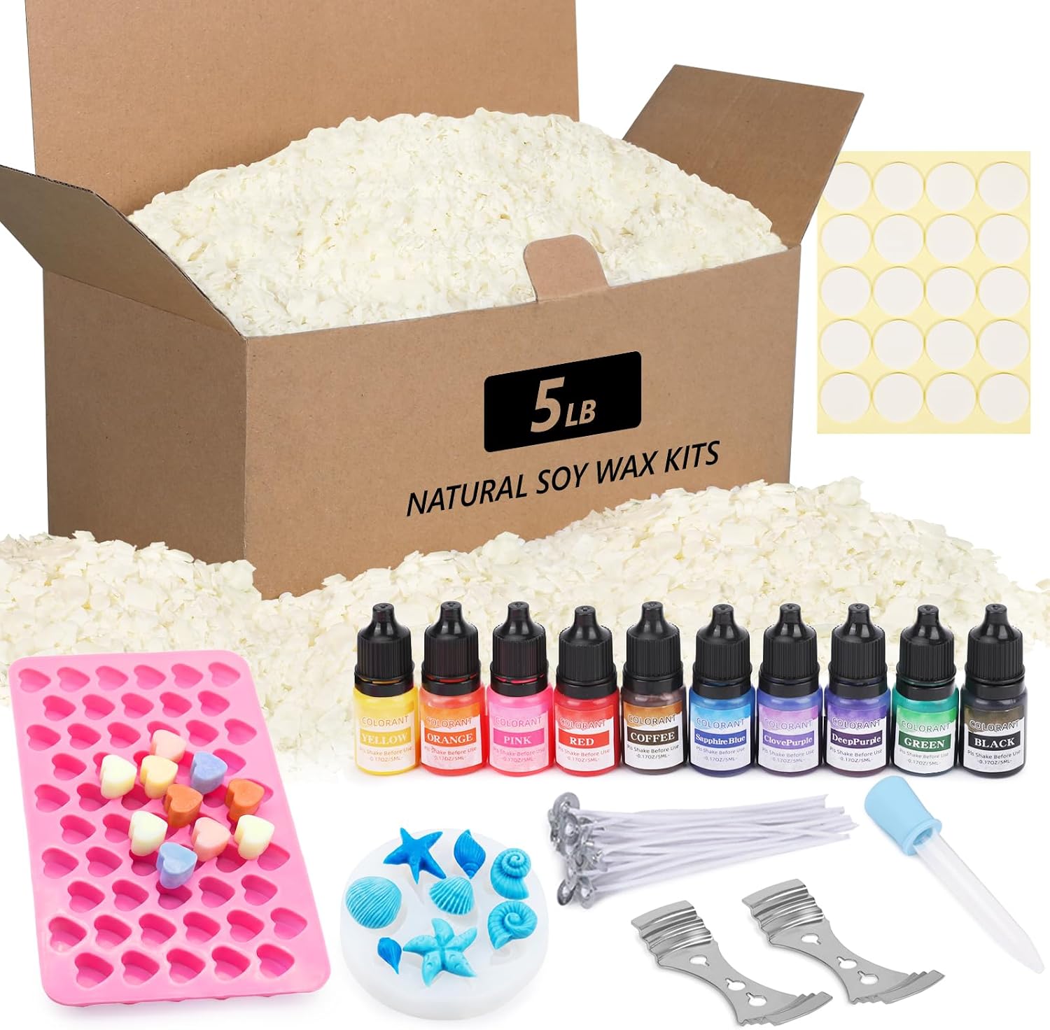 Premium Soy Wax Candle Craft Kit