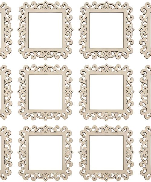 Square Wooden Craft Frame Set