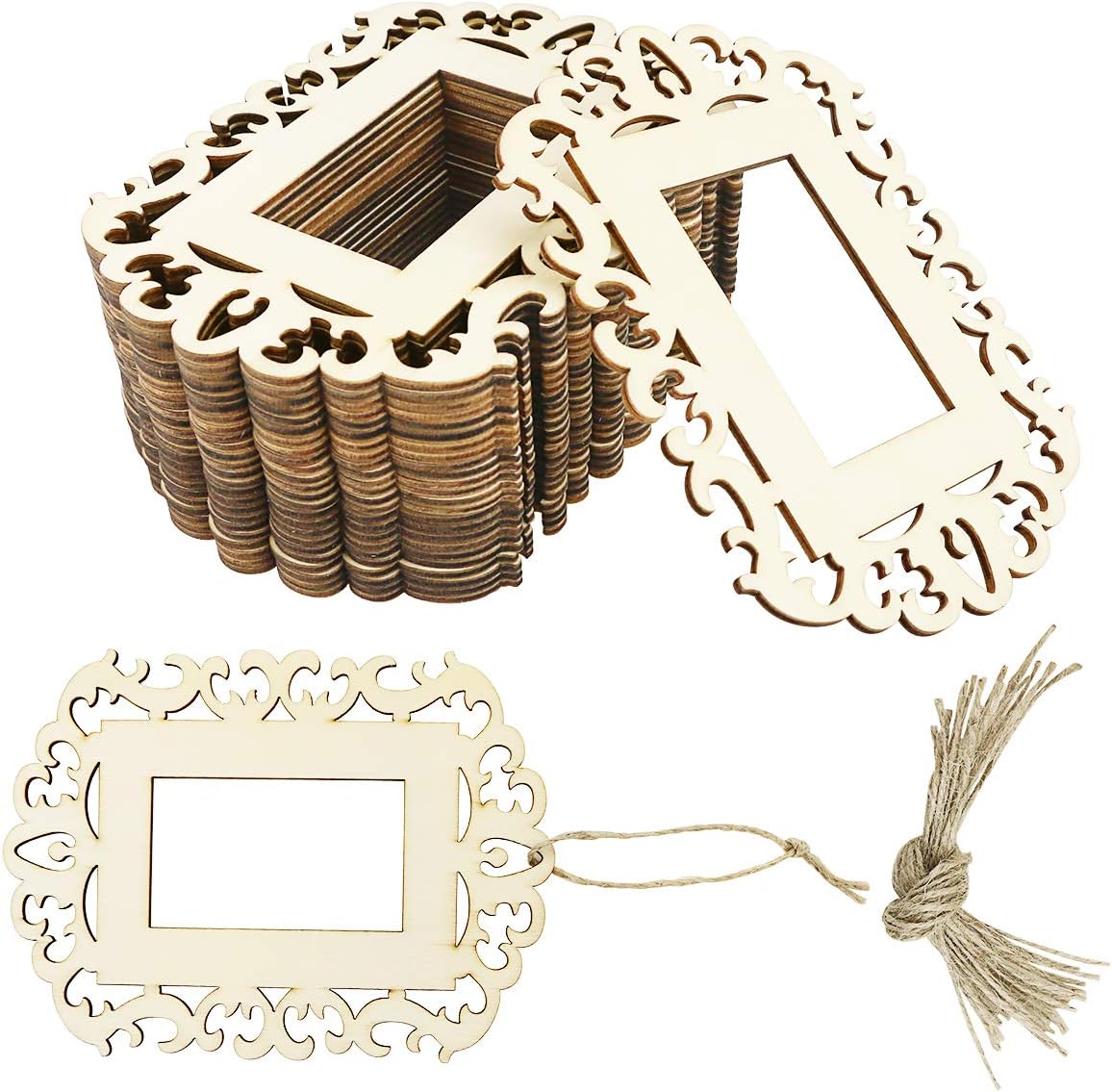 Rustic Wooden Hanging Photo Frames