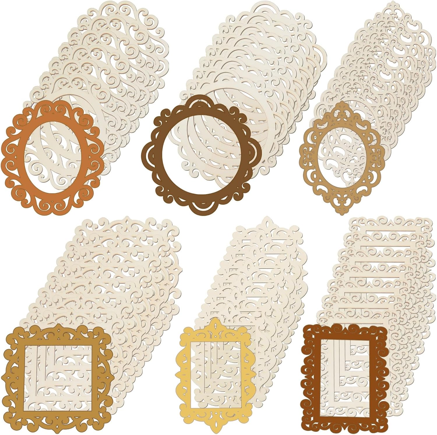 Wooden Hanging Ornament Frame Kit