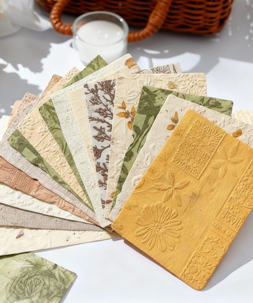 Spring Botanical Scrapbook Paper Set