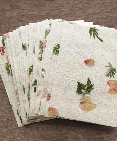 Botanical Handmade Art Paper Set